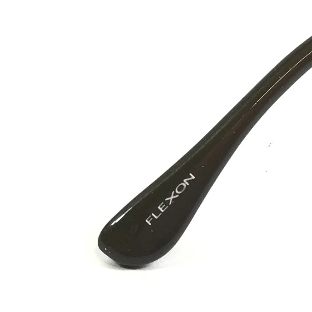 Autoflex Flexon Eyeglasses Frames 44 NATURAL Silver Aviator Wire Rim 55-16-140